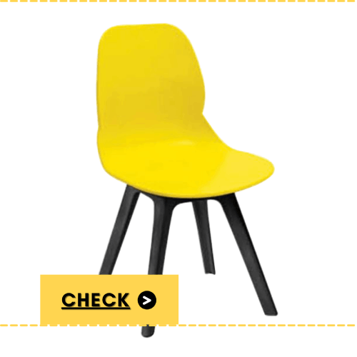 Plastic Dining Chair for Cafeteria and Restaurant