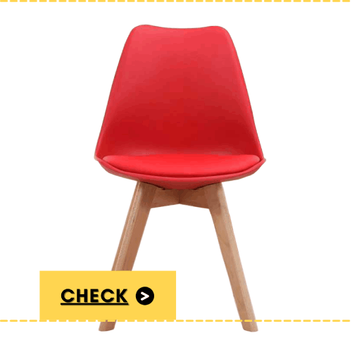 Wooden Red Restaurant Chair